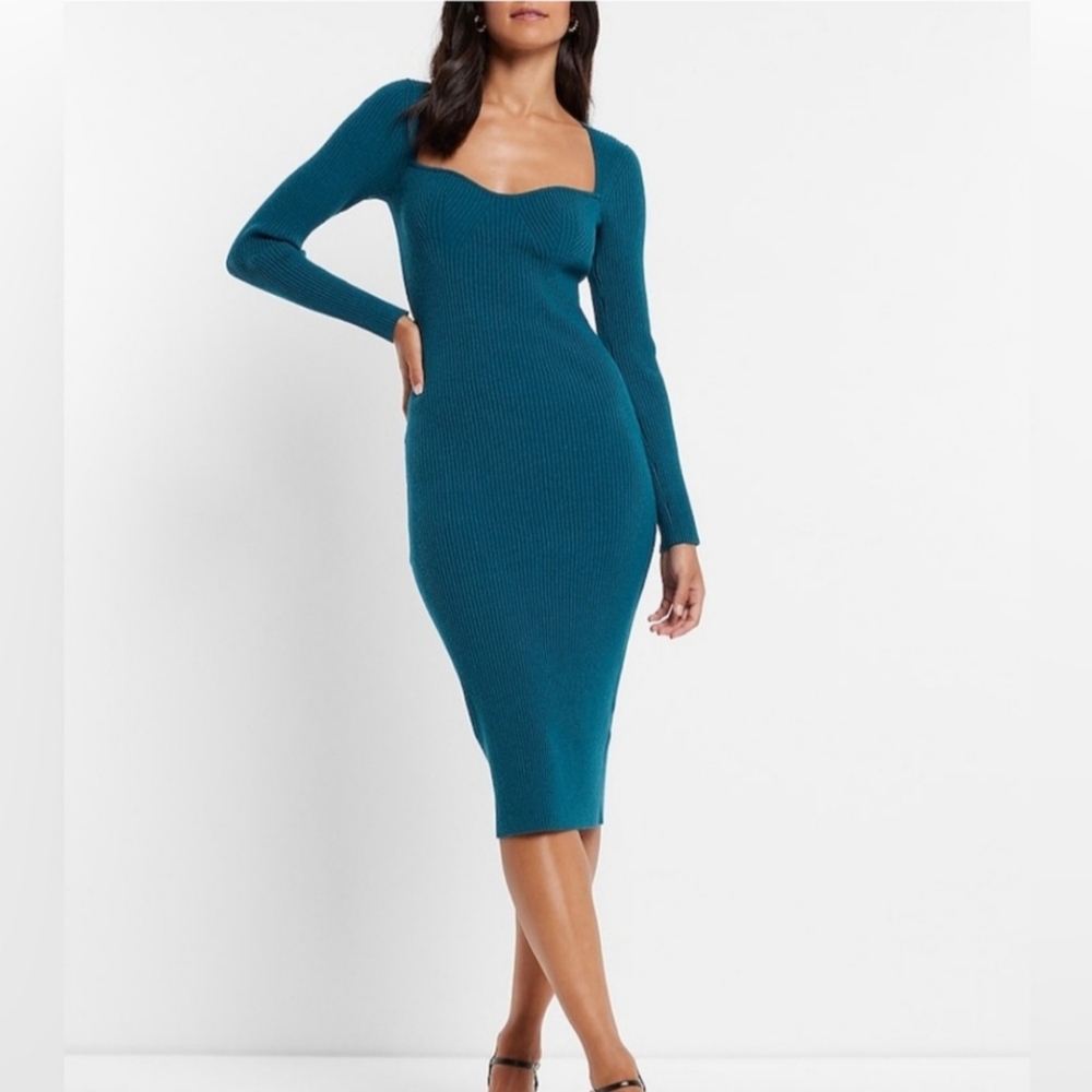 COPY - Express Midi Teal dress